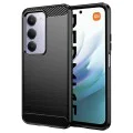 Калъф за Xiaomi Redmi 15 4G / Redmi 15 5G - Techsuit - Carbon Silicone - Черен