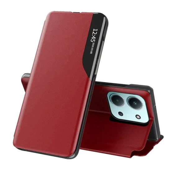 Калъф – Xiaomi Redmi 15C 4G / 15C 5G / Poco C85 4G – Techsuit eFold Series – Червен