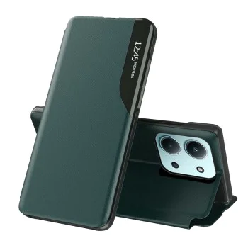 Калъф – Xiaomi Redmi 15C 4G / 15C 5G / Poco C85 4G – Techsuit eFold Series – Тъмнозелен