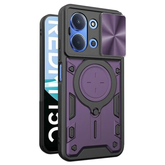 Калъф за Xiaomi Redmi 15C 4G / Redmi 15C 5G - Techsuit - CamGuard Pro - Лилав
