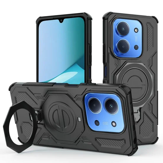 Калъф за Xiaomi Redmi 15C 4G / Redmi 15C 5G - Techsuit - Carbon Shield PRO - Черен