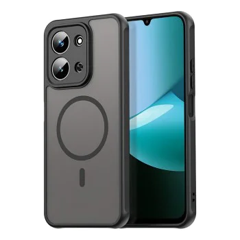 Калъф за Xiaomi Redmi 15C 4G / Redmi 15C 5G - Techsuit - HaloFrost II MagSafe - Черен