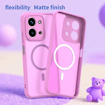 Калъф за Xiaomi Redmi 15C 4G / Redmi 15C 5G - Techsuit - HaloFrost II MagSafe - Розов