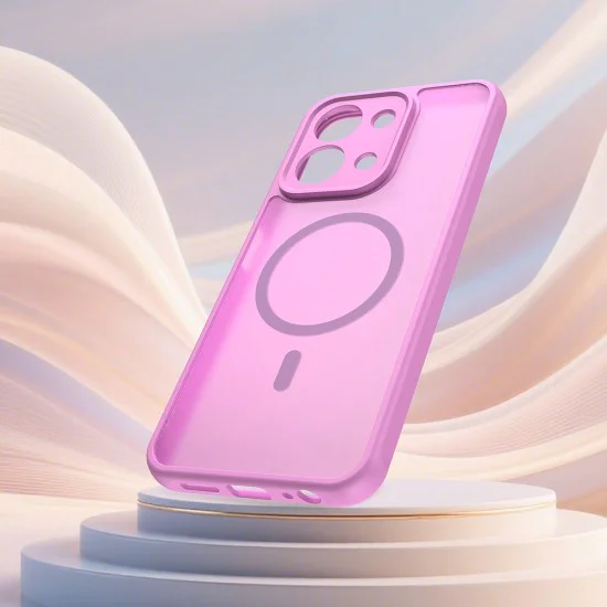 Калъф за Xiaomi Redmi 15C 4G / Redmi 15C 5G - Techsuit - HaloFrost II MagSafe - Розов