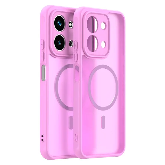 Калъф за Xiaomi Redmi 15C 4G / Redmi 15C 5G - Techsuit - HaloFrost II MagSafe - Розов