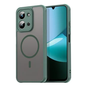 Калъф за Xiaomi Redmi 15C 4G / Redmi 15C 5G - Techsuit - HaloFrost II MagSafe - Зелен