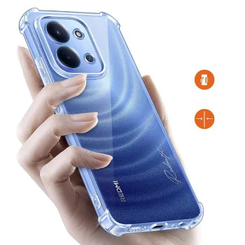 Калъф за Xiaomi Redmi 15C 4G / Redmi 15C 5G - Techsuit - Shockproof Clear Silicone - Прозрачен
