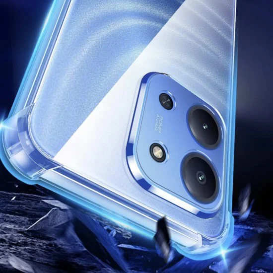 Калъф за Xiaomi Redmi 15C 4G / Redmi 15C 5G - Techsuit - Shockproof Clear Silicone - Прозрачен