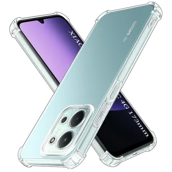 Калъф за Xiaomi Redmi 15C 4G / Redmi 15C 5G - Techsuit - Shockproof Clear Silicone - Прозрачен