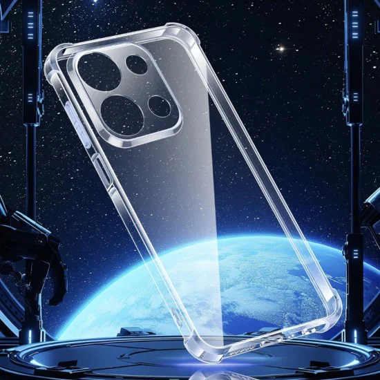 Калъф за Xiaomi Redmi 15C 4G / Redmi 15C 5G - Techsuit - Shockproof Clear Silicone - Прозрачен