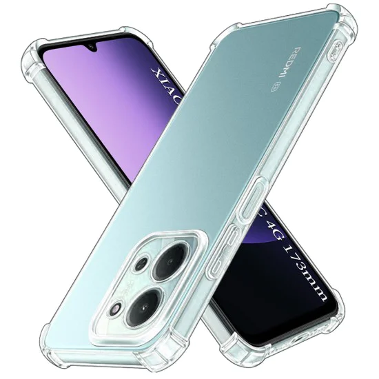 Калъф за Xiaomi Redmi 15C 4G / Redmi 15C 5G - Techsuit - Shockproof Clear Silicone - Прозрачен