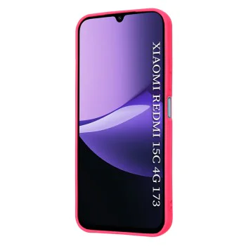 Калъф за Xiaomi Redmi 15C 4G / Redmi 15C 5G - Techsuit - SoftFlex - Ярко розов