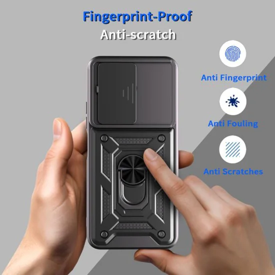 Калъф за Xiaomi Redmi 15C 4G / Redmi 15C 5G - Techsuit - серия CamShield - Черен