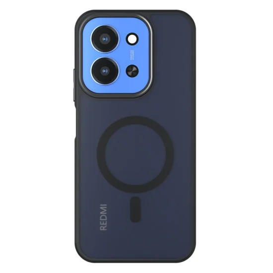 Калъф за Xiaomi Redmi 15C - Techsuit PureFrost MagSafe - Матово черен