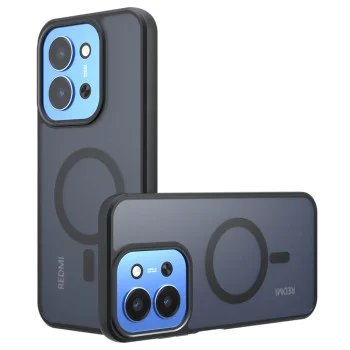 Калъф за Xiaomi Redmi 15C - Techsuit PureFrost MagSafe - Матово черен