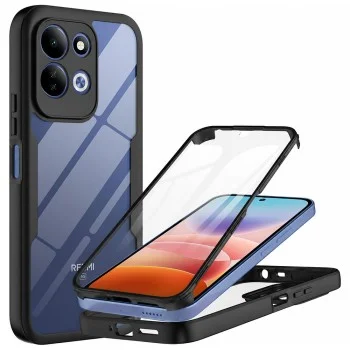 Калъф за Xiaomi Redmi 17 4G / Redmi 17 5G - ColorVerse 360 Series + Screen Protector - Techsuit - Черен