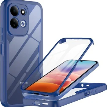 Калъф за Xiaomi Redmi 17 4G / Redmi 17 5G - ColorVerse 360 Series + Screen Protector - Techsuit - Син