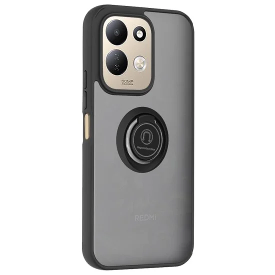 Калъф за Xiaomi Redmi 17 4G / Redmi 17 5G - Glinth - Techsuit - Черен