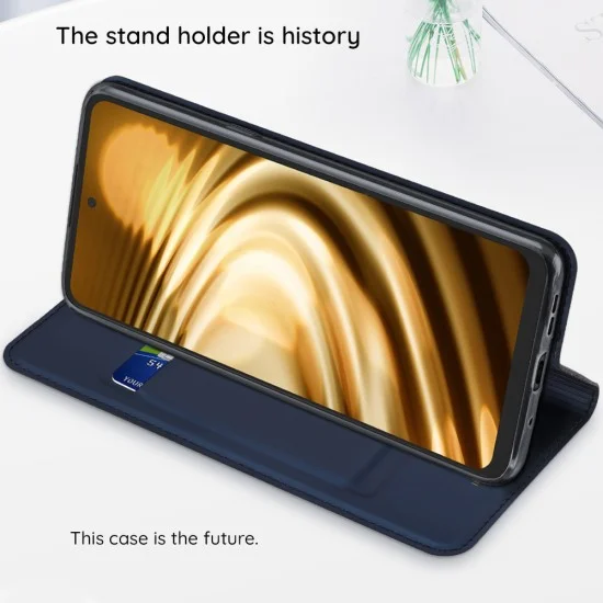 Калъф за Xiaomi Redmi 17 4G / Redmi 17 5G - Skin Pro - Dux Ducis - Син