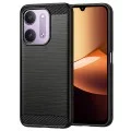 Калъф за Xiaomi Redmi 17C 5G - Carbon Silicone - Techsuit - Черен