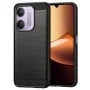 Калъф за Xiaomi Redmi 17C 5G - Carbon Silicone - Techsuit - Черен