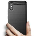 Калъф за Xiaomi Redmi 9A / Redmi 9AT - Carbon Silicone - Черен