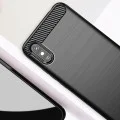 Калъф за Xiaomi Redmi 9A / Redmi 9AT - Carbon Silicone - Черен