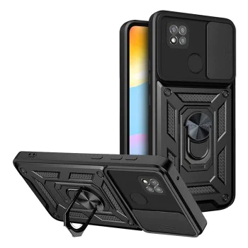 Калъф за Xiaomi Redmi 9C / Redmi 9C NFC - CamShield Series - черен