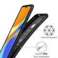 Калъф за Xiaomi Redmi 9C / Redmi 9C NFC - Carbon Silicone - Черен