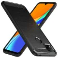 Калъф за Xiaomi Redmi 9C / Redmi 9C NFC - Carbon Silicone - Черен