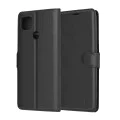 Калъф за Xiaomi Redmi 9C / Redmi 9C NFC - Кожено Протектор - Черен