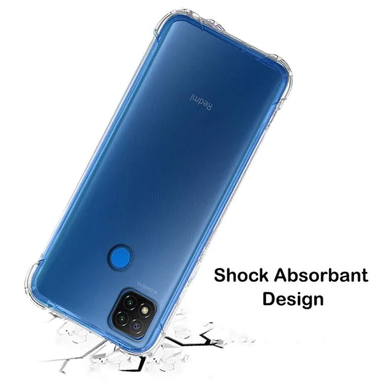 Калъф за Xiaomi Redmi 9C / Redmi 9C NFC - Удароустойчив Прозрачен Силиконов - Прозрачен