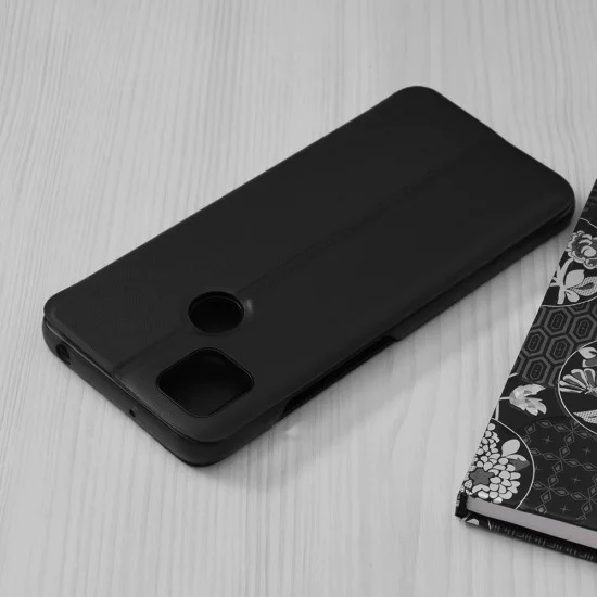 Калъф за Xiaomi Redmi 9C / Redmi 9C NFC - eFold Series - черен