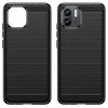 Калъф за Xiaomi Redmi A1 / A2 - Carbon Silicone - Черен