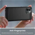 Калъф за Xiaomi Redmi A1+ / A2+ - Carbon Silicone - Черен