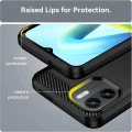 Калъф за Xiaomi Redmi A1+ / A2+ - Carbon Silicone - Черен