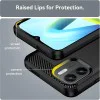 Калъф за Xiaomi Redmi A1 / A2 - Carbon Silicone - Черен