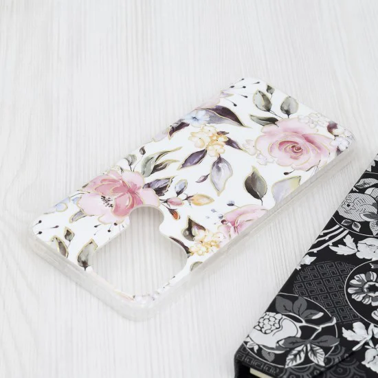 Калъф за Xiaomi Redmi A1+ / A2+ - Marble Series - Chloe White