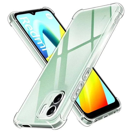 Калъф за Xiaomi Redmi A1 / A2 - Удароустойчив Прозрачен Силиконов - Прозрачен