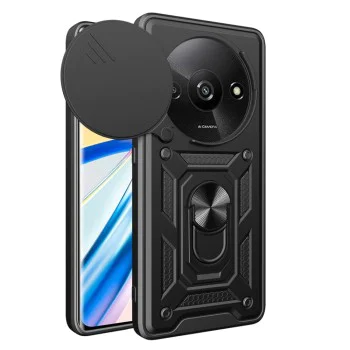 Калъф за Xiaomi Redmi A3 / Redmi A3x - CamShield Series - черен