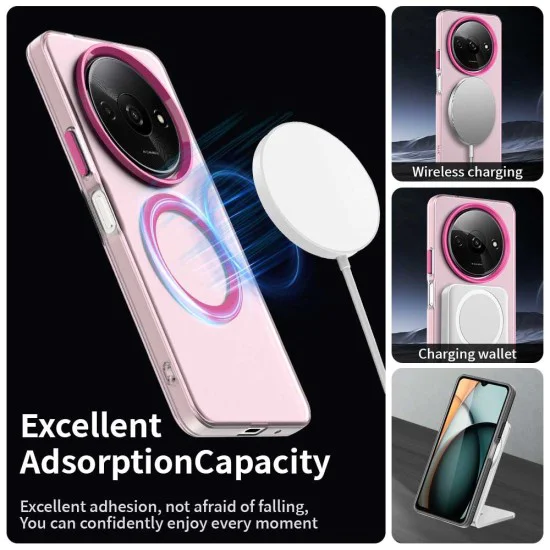 Калъф за Xiaomi Redmi A3 / Redmi A3x - CandyCase MagSafe - Розов
