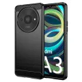 Калъф за Xiaomi Redmi A3 / Redmi A3x - Carbon Silicone - Черен
