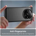 Калъф за Xiaomi Redmi A3 / Redmi A3x - Carbon Silicone - Черен