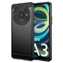 Калъф за Xiaomi Redmi A3 / Redmi A3x - Carbon Silicone - Черен