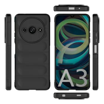 Калъф за Xiaomi Redmi A3 / Redmi A3x - Magic Shield - Черен