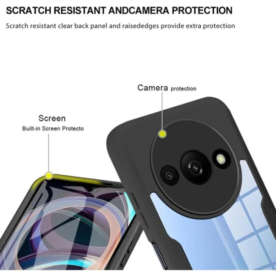 Калъф за Xiaomi Redmi A3 / Redmi A3x + Протектор - ColorVerse 360 ​​Series - розов