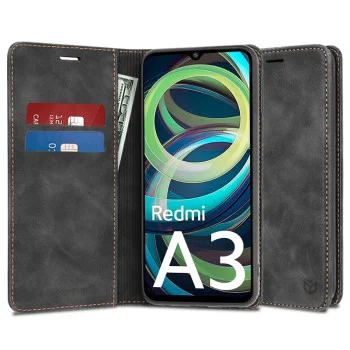 Калъф за Xiaomi Redmi A3 - Techsuit - Confy Cover - Черен