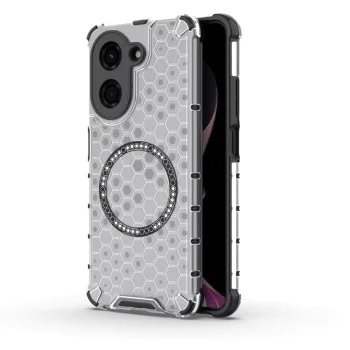 Калъф за Xiaomi Redmi A5 4G (регионален) - Techsuit - HoneyComb Shield MagSafe - Бял