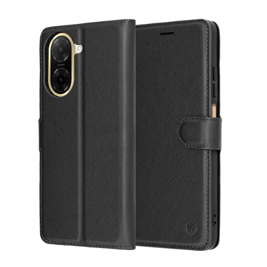 Калъф за Xiaomi Redmi A5 4G (стандартен) - Techsuit - Leather Folio - Черен