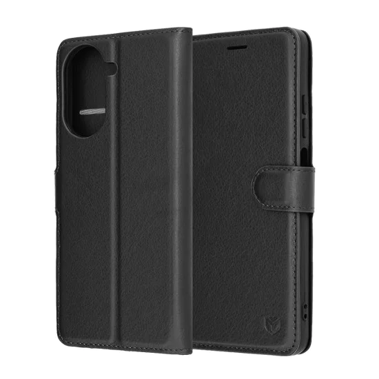 Калъф за Xiaomi Redmi A5 4G (стандартен) - Techsuit - Leather Folio - Черен